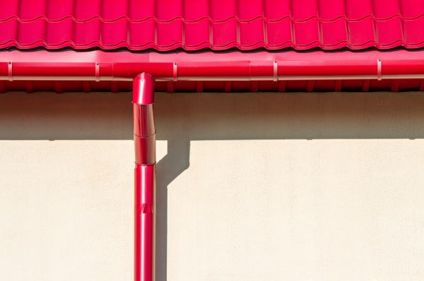 Barn Downspout Installation in Shelby