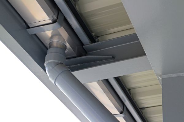 PVC Downspout Installation in Shelby