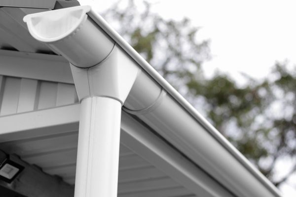 Curved Gutter Installation in Shelby