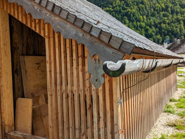 Wood Gutter Installation in Shelby