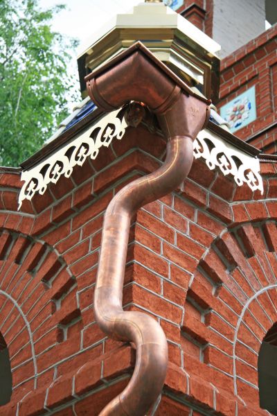 Church Downspout Installation in Shelby